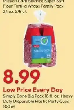 Stater Bros Mission Carb Balance Super Soft Flour Tortilla Wraps offer