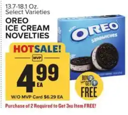 Food Lion Oreo ice cream novelties offer