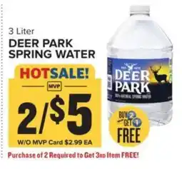 Food Lion Deer Park spring water offer