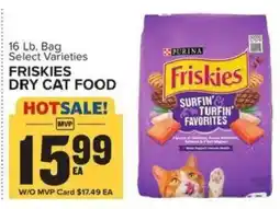 Food Lion Friskies dry cat food offer