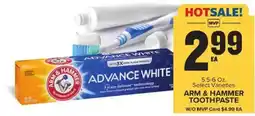 Food Lion Arm & Hammer toothpaste offer