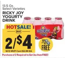 Food Lion Ricky Joy Yogurty Drink offer