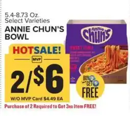Food Lion Annie Chun's Bowl offer