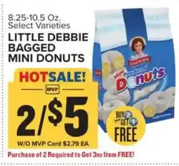 Food Lion Little Debbie bagged mini donuts offer