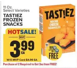 Food Lion Tastiez frozen snacks offer