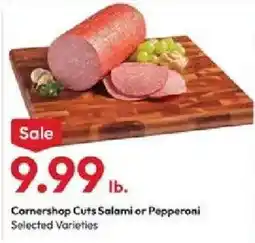 Stater Bros Cornershop Cuts Salami or Pepperoni offer