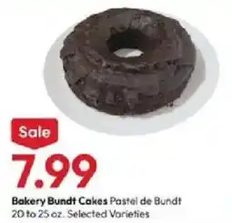 Stater Bros Bakery Bundt Cakes Pastel de Bundt offer