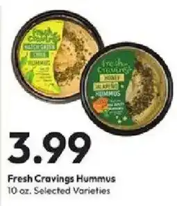 Stater Bros Fresh Cravings Hummus offer