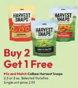 Stater Bros Calbee Harvest Snaps offer