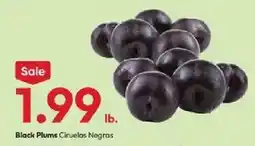 Stater Bros Black Plums offer