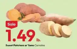 Stater Bros Sweet Potatoes or Yams Camotes offer