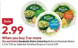 Stater Bros Bonduelle bistro salad bowls offer