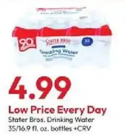 Stater Bros Stater Bros. Drinking Water offer