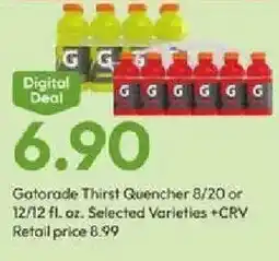 Stater Bros Gatorade Thirst Quencher offer