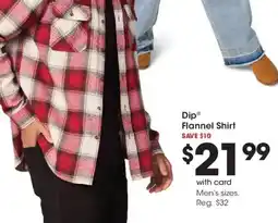 King Soopers Dip Flannel Shirt offer