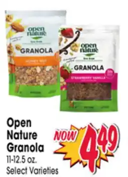 Jewel-Osco Open Nature Granola offer