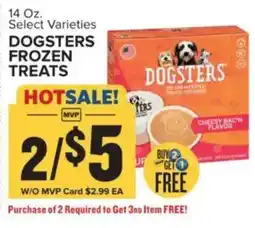 Food Lion Dogsters frozen treats offer