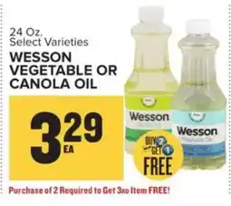 Food Lion Wesson vegetable or canola oil offer