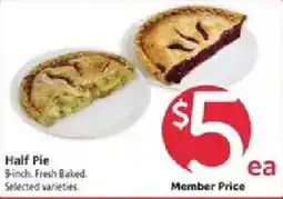 Safeway Half Pie offer