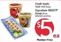Safeway Signature Select Soup offer