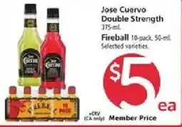 Safeway Jose Cuervo Double Strength offer