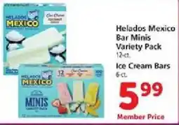 Safeway Helados Mexico Bar Minis offer
