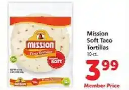 Safeway Mission Soft Taco Tortillas offer