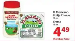 Safeway El Mexicano Cotija Cheese offer