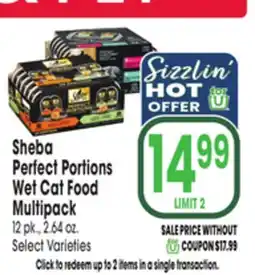 Jewel-Osco Sheba Perfect Portions Wet Cat Food Multipack offer
