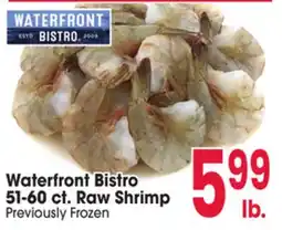 Jewel-Osco Waterfront Bistro 51-60 ct. Raw Shrimp offer