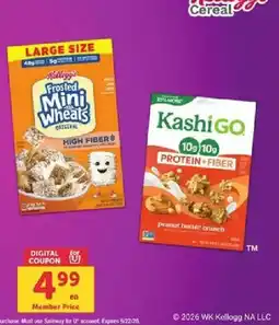 Safeway Kellogg's Frosted Mini Wheats offer