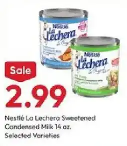 Stater Bros Nestlé La Lechera Sweetened Condensed Milk offer