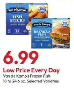 Stater Bros Van de Kamp's Frozen Fish offer