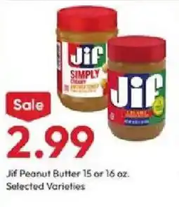Stater Bros Jif Peanut Butter offer