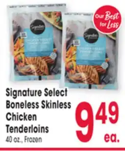 Jewel-Osco Signature Select Boneless Skinless Chicken Tenderloins offer