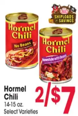 Jewel-Osco Hormel Chili offer