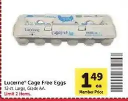 Safeway Lucerne Cage Free Eggs offer