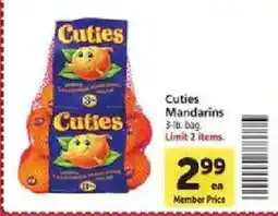 Safeway Cuties Mandarins offer
