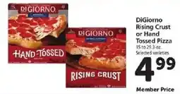 Safeway DiGiorno Rising Crust or Hand Tossed Pizza offer