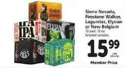 Safeway Sierra Nevada, Firestone Walker, Lagunitas, Elysian or New Belgium offer