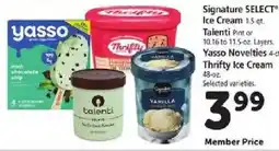 Safeway Signature Select Ice Cream offer