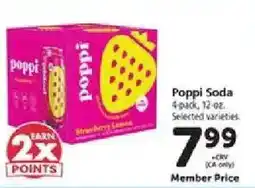 Safeway Poppi Soda offer