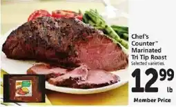 Safeway Chef's Counter Marinated Tri Tip Roast offer