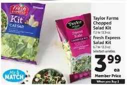 Safeway Taylor Farms chopped salad kit offer