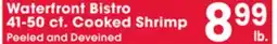Jewel-Osco Waterfront Bistro 41-50 ct. Cooked Shrimp offer