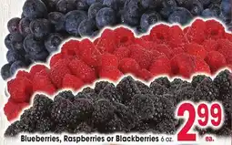 Jewel-Osco Blueberries, Raspberries or Blackberries offer
