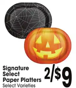 Jewel-Osco Signature Select Paper Platters offer