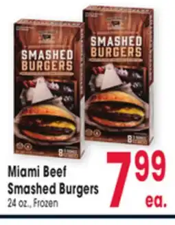 Jewel-Osco Miami Beef Smashed Burgers offer