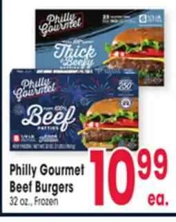 Jewel-Osco Philly Gourmet Beef Burgers offer