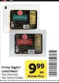 Safeway Primo Taglio lunchmeat offer